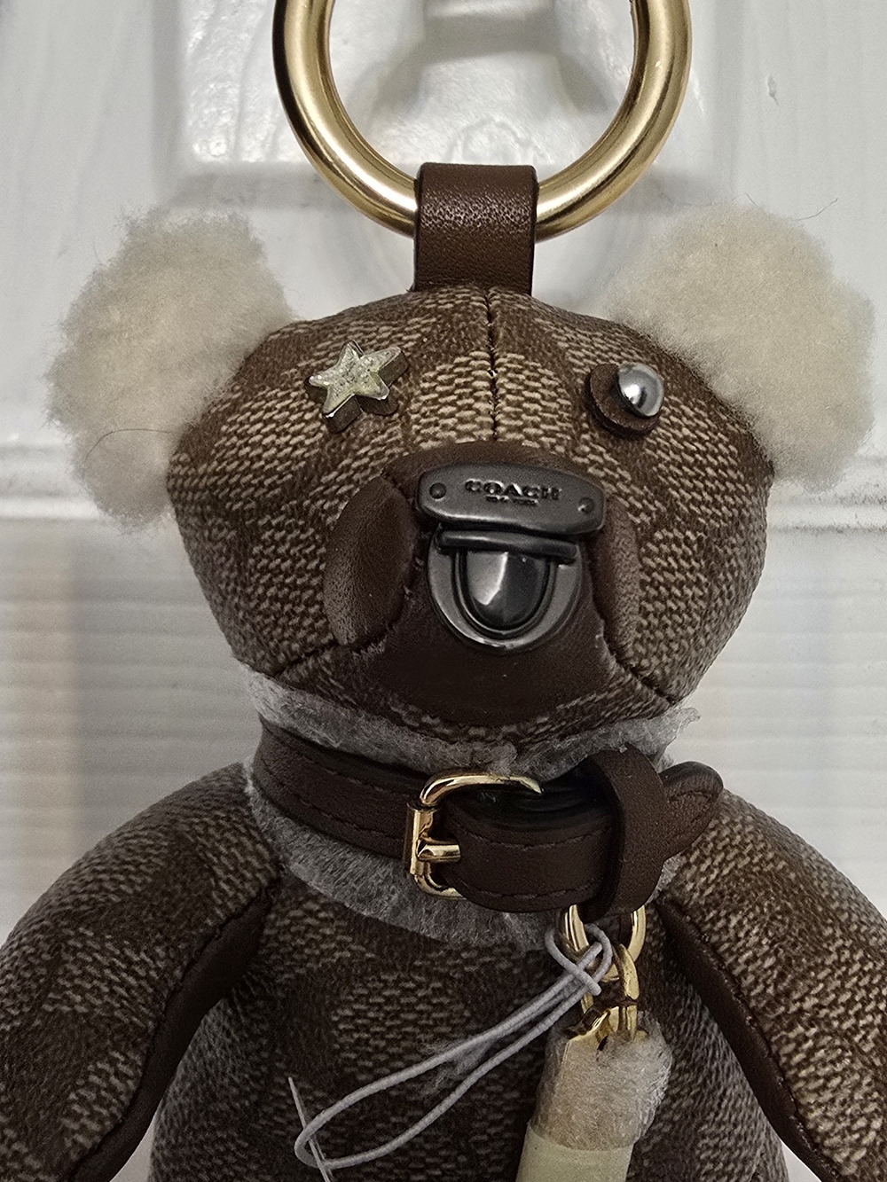Coach Limited Edition F77676 Bear Bag Charm - Picture 3 of 10